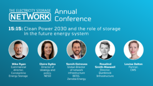 Clean Power 2030 and the role of storage in the future energy systems