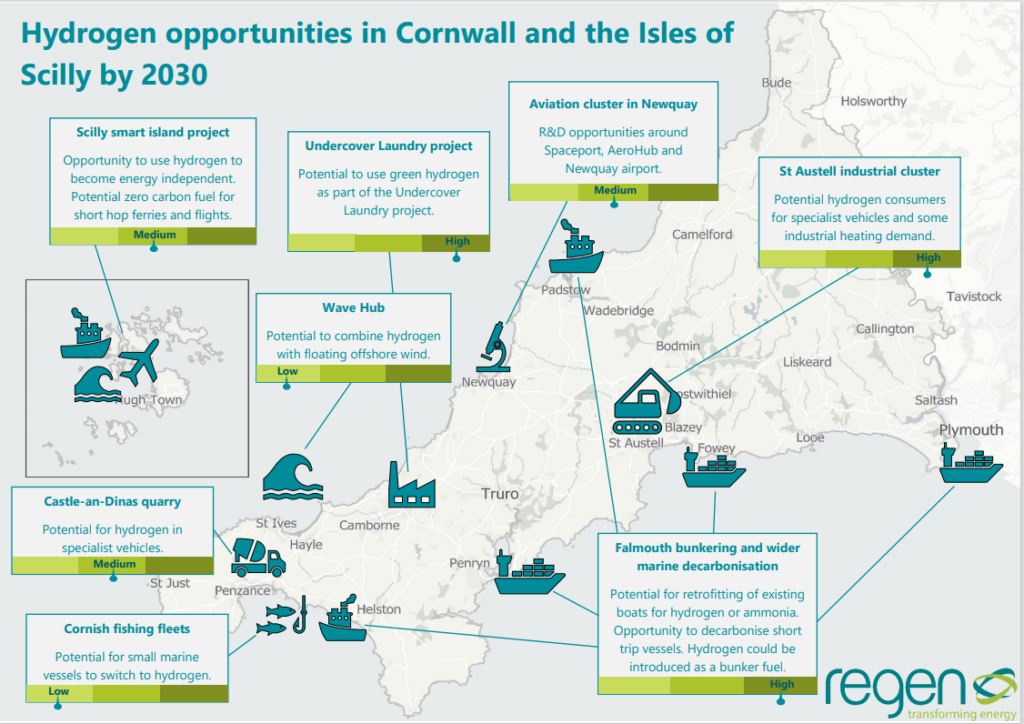 Cornwall Council hydrogen opportunities study - Regen