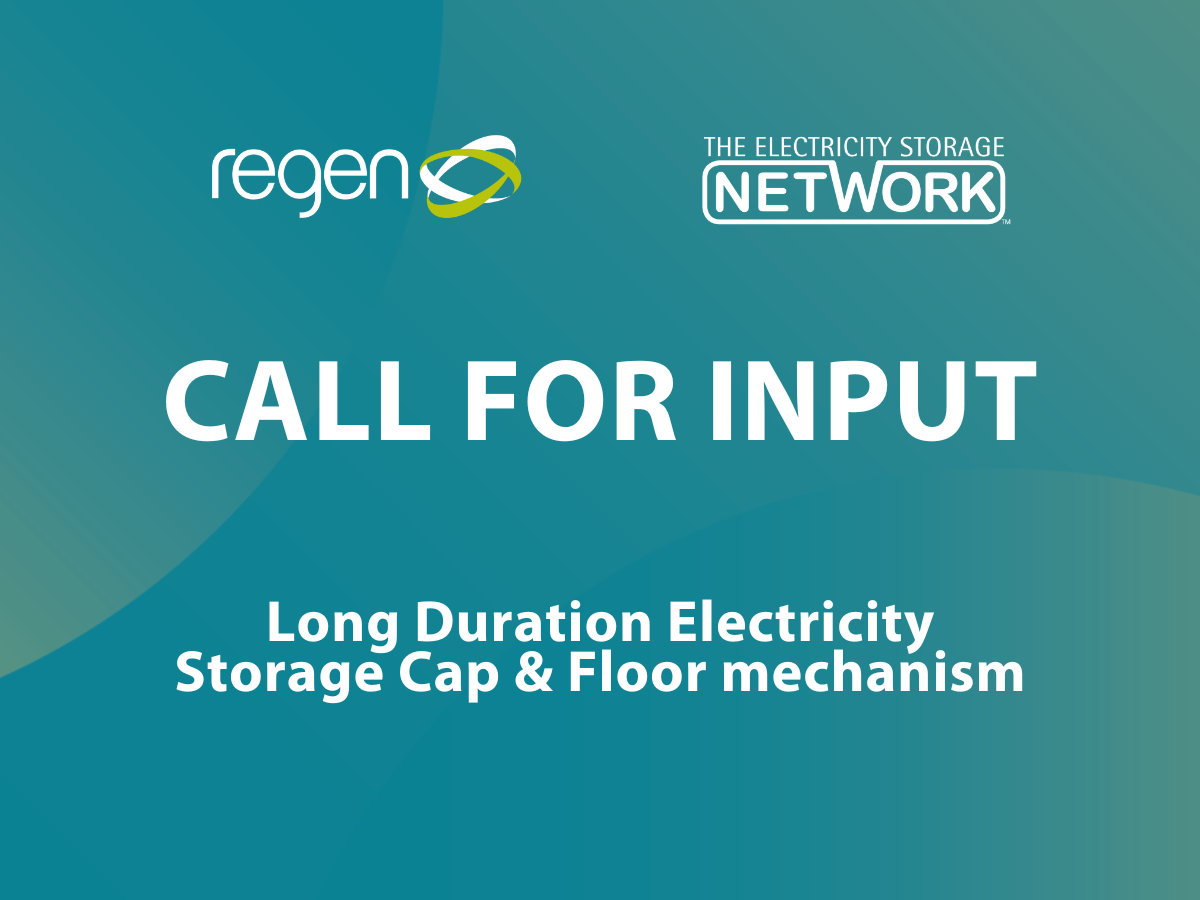 Ofgem calls for input on the long duration electricity storage Cap and Floor scheme