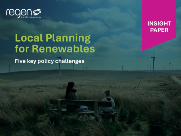 Planning reform in the renewables sector: A crucial year