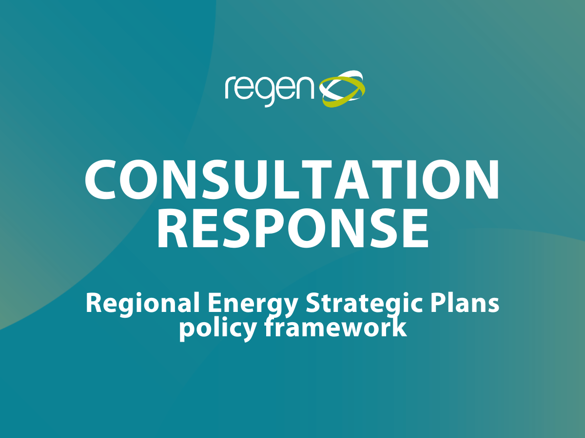 Empowering people, places and the energy system: our responses to the RESP 