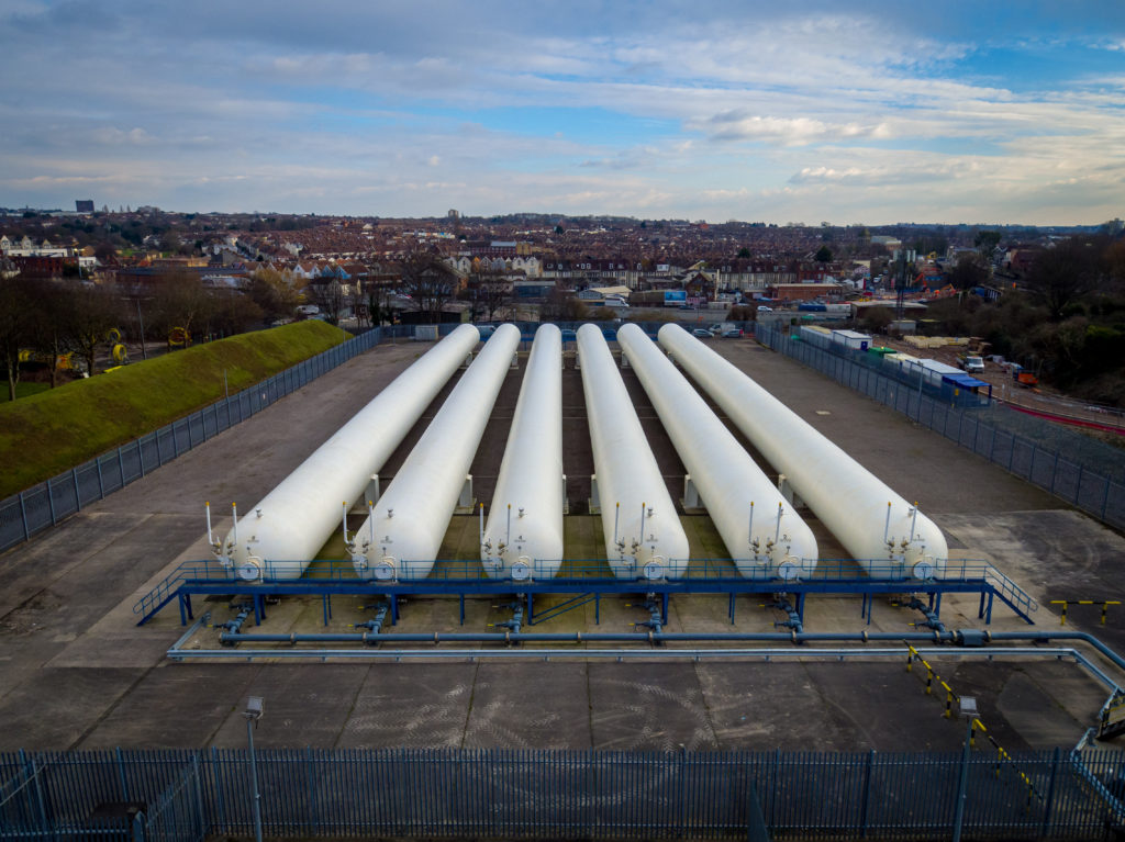 WWU Gas Storage Bullet Tanks