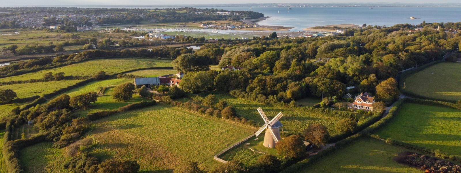 Bembridge,Windmill,At,Sunset,,Isle,Of,Wight